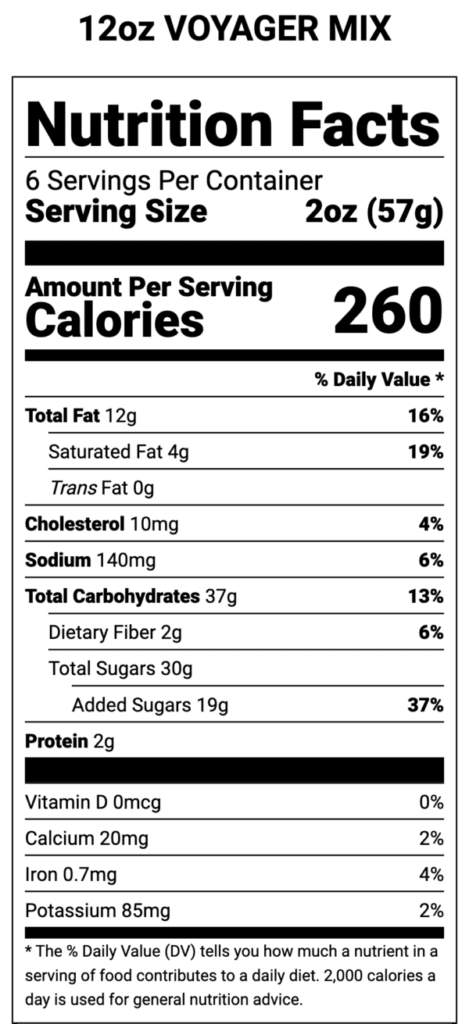 Voyager Mix 12oz Nutrition Label 600x1311